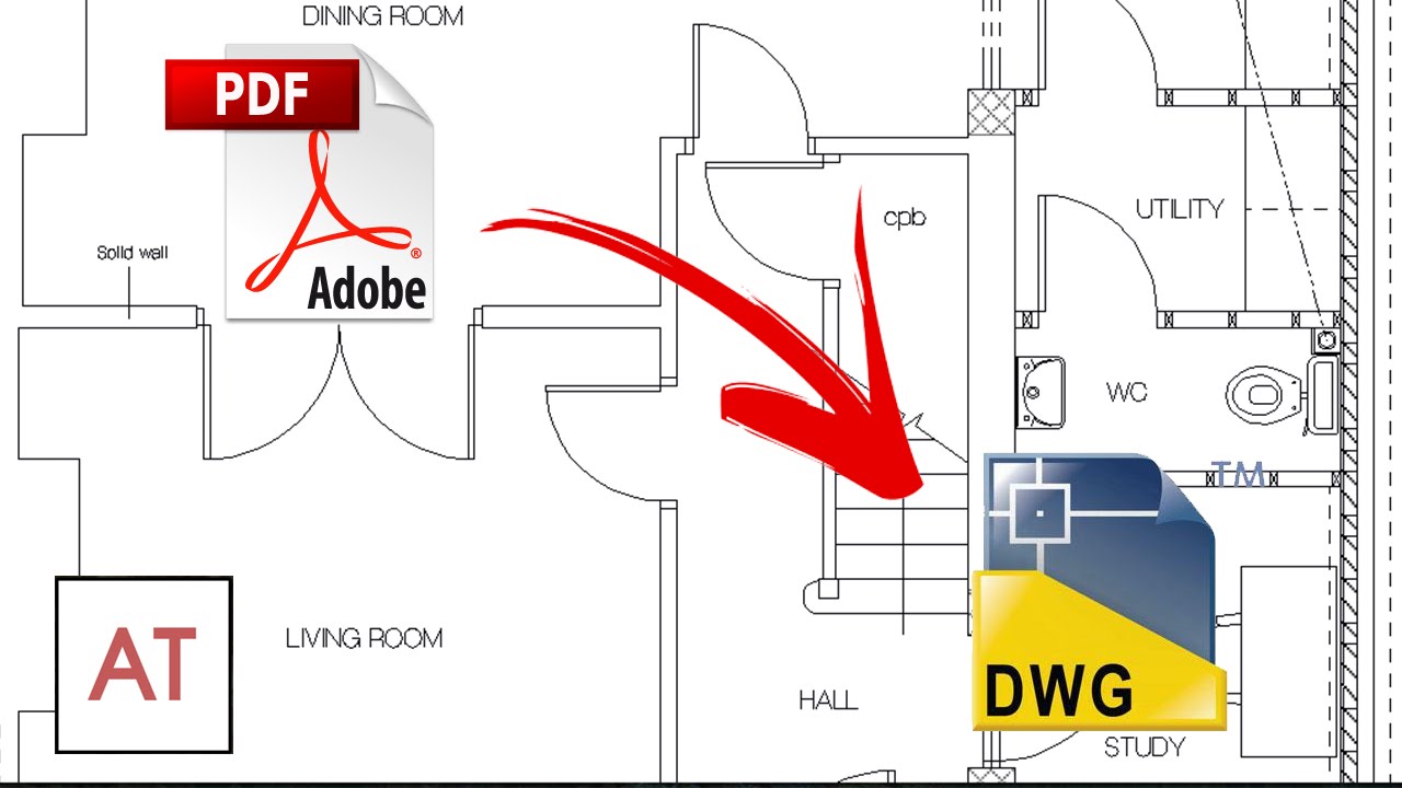 Convert PDF To CAD - DWG DXF AutoCAD - YouTube