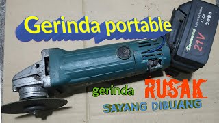 Cara membuat mesin gerinda portable||#gerinda #gerindatangan