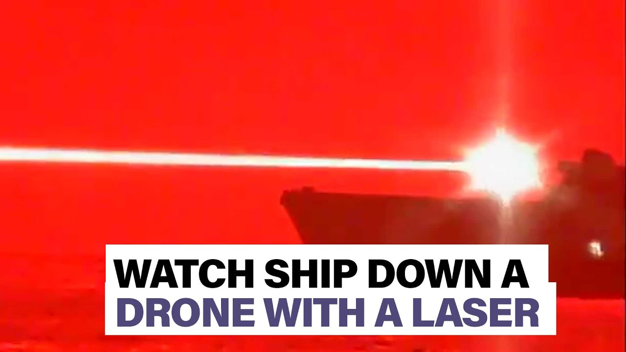 See The Navy's Drone-killing Laser Gun In Action - YouTube