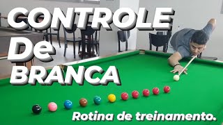 Rotina de treinamento. (controle de branca)