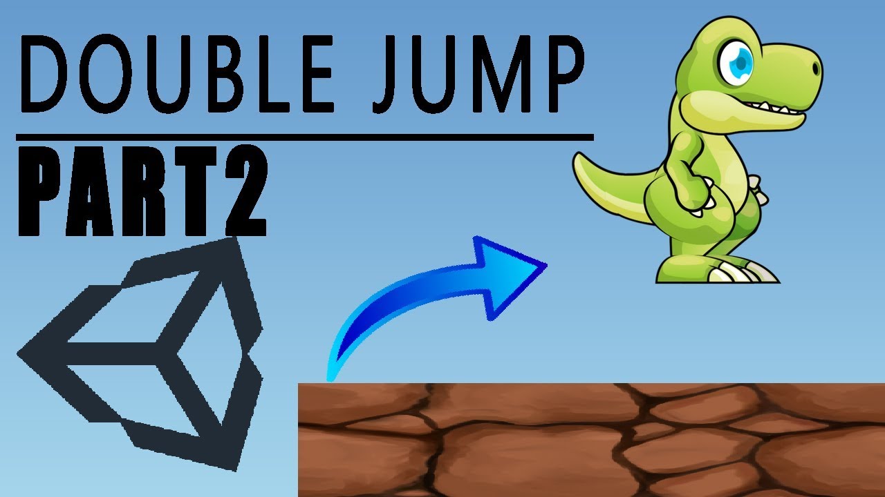 HOW TO DOUBLE JUMP IN UNITY 2D PLATFORM FOR (BEGGINERS)PART2 - YouTube