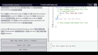 Lesson 59 | Basic JavaScript | Use Conditional Logic with If Statements