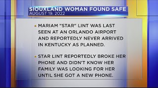 Missing Siouxland woman found safe