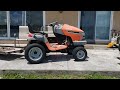 husqvarna garden tractor with remote start.