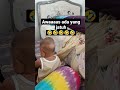 BAYI TERTAWA SAMPAI JATUH DARI KASUR #shorts #shortsvideo #viral