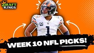 DraftKings NFL Week 10 MUST PLAYS - BEST DFS Picks YOU NEED To WIN $1M! (Lineup Build)