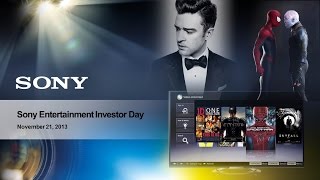 Sony Entertainment Investor Day (1) Opening Remarks