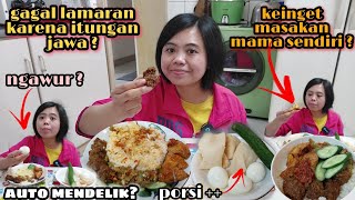 SPESIAL MASAKAN MBOK'E ⁉️ Mumpung Majikan pergi mukbang #nasibungkus #sambel #ricaricabebek #telor