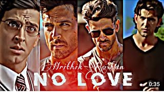 No Love Ft Hrithik Roshan | Whatsapp Status | No Love - Shubh | Boy Attitude Status | Ktl Army Edits