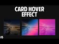 Gradient Card Hover Effect | CSS Creative Hover Effects | Tutorial #5