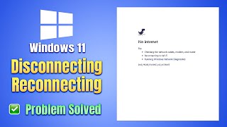 Internet Keeps Disconnecting and Reconnecting Windows 11 – Easy Fixes You Can Try Right Now