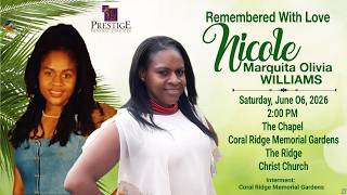 Remembered With Love Nicole Williams