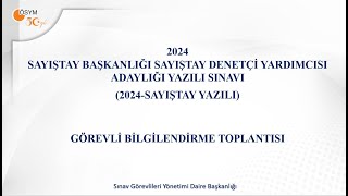 2024 Sayıştay Yazılı Görevli Eğitim Sunumu