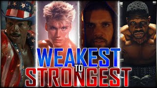 Ranking Rocky/Creed Opponents from Weakest to Strongest