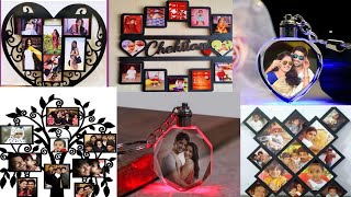 8610633144 / Customized Photo Frame / Multi Led Keychain with Add your photo