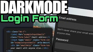 Build a Modern Bootstrap 5 Login Form (with Dark Mode & Custom Background)