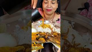 Eating Spicy🌶️Egg Curry With Huge Rice🤤🤤#viralvideo #shorts #eatingshow