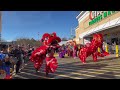 lunar new year celebration 2023 dragon lion dance រីករាយបុណ្យចូលឆ្នាំ lunar ថ្មី 2023 រាំម៉ុងសាយ