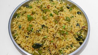 Capsicum Fried Rice | Capsicum Fried Rice Best Lunch Box Recipe | Bell Pepper Recipe | Capsicum Rice