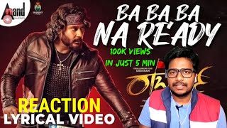 Ba Ba Ba Na Ready | Roberrt First Song #REACTION | #DBOSS | Tharun Sudhir,Arjun Janya #UmapathyFilms