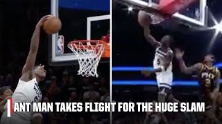 ANTHONY EDWARDS TAKES FLIGHT TO DROP THE HAMMER 🔨 | NBA on ESPN