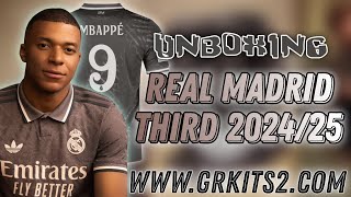 انبوكسينغ UNBOXING 📦 | 👕 قميصREAL MADRID THIRD 2024/25 من موقع GRKITS2🔥⚽