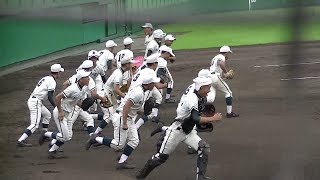 【高校野球】篠山鳳鳴シートノック２０１７夏・兵庫大会１回戦