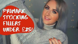 PRIMARK HIS & HERS STOCKING FILLERS UNDER £25!! CHRISTMAS GIFT GUIDE | CHELSEA BAXTER