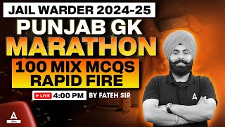 PSSSB Jail Warder Marathon | Jail Warder Punjab GK | ਸਿੱਖ ਗੁਰੂ ਸਾਹਿਬਾਨ MCQs ਦੇ ਨਾਲ By Fateh Sir