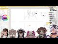 【お絵かきチャット】第２回フラワーナイトガール保護者会 おえかきmode！【ＣＭＹ子視点】