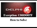 Delphi Error 