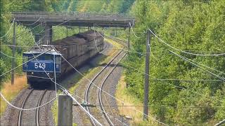 RWE Braunkohle züge in Hambachbahn 19.07.2018