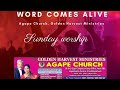 #SUNDAY SERVICE || 10:00 A.M. || SAM S SARIPELLI  || LIVE||  AGAPE CHURCH GOLDEN HARVEST MINISTRIES.