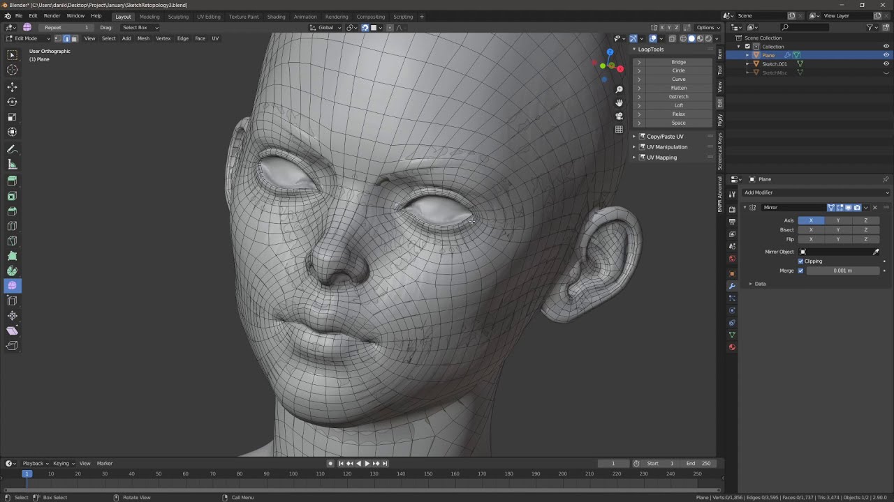 Tips And Tricks For Retopology In Blender - YouTube