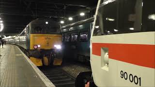 Night Riviera and Caledonian Sleeper trains at London Euston 17/11/24