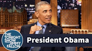 President Obama and Jimmy Had an Awkward First Meeting