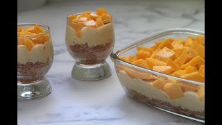 Kunafa with Mangoes | كنافه بالمانجو أحلى من الجاهزه