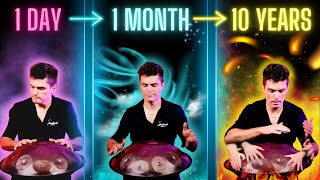 1 MINUTE vs 10 YEARS of HANDPAN