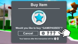 I Bought ALL THE GAMEPASSES in Brookhaven  RP!