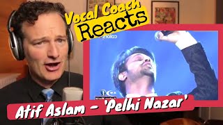Vocal Coach REACTS - Atif Aslam 'Pehli Nazar'