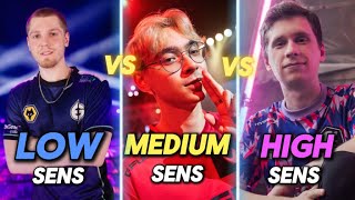 VALORANT - Low vs Medium vs High Sensitivty