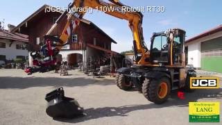 JCB Hydradig 110 W + Rototilt RT30 DEMO @ Lang Machinery