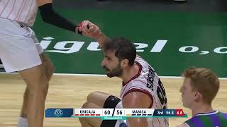 TC3: Unicaja vs. Manisa Basket - FOUL IN THE ACT OF SHOOTING