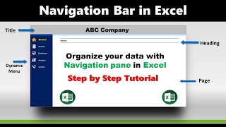 Navigation Pane Tutorial in Excel