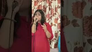 Shangangagane Ghor Ghanaghata | Rabindra Sangeet | Short Cover by Ankita Sarkar #shorts