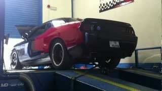 Mr Norms Dodge Challenger CUDA on Mustang AWD Dyno