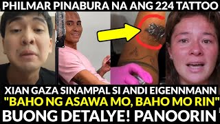 Philmar Alipayo BINURA NA ang 224 Tattoo nila ni Pernilla Sjoo! Xian Gaza SINAMPAL si Andi Eigenmann