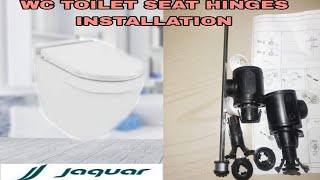 Jaquar wc blind installation with advance bush || Allen key hinges