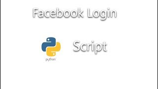 Automation- Facebook Login. Python