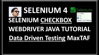 Selenium Webdriver | Selenium - Select Checkbox in Selenium | Data Driven Testing in Selenium Java